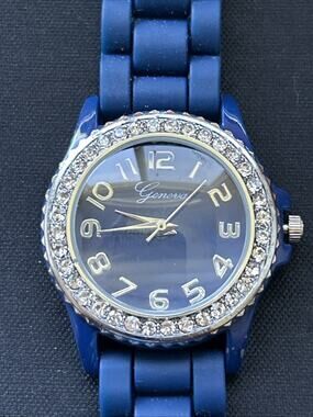 Geneva Navy Blue Dial And Band Women’s Quartz Watch